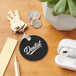 Dentist Script Typography Coffee Mug Gift Keychain