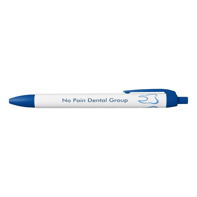 Dentist Simple Promotional Blue Ink Pen (Top)