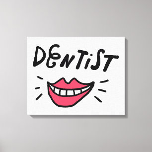 Dentist Smile Canvas Print