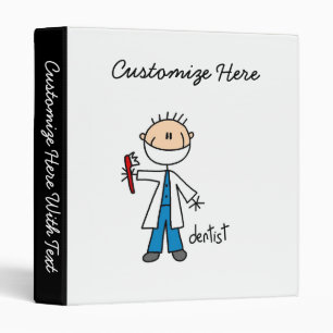 Dentist Stick Figure Binder