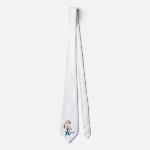 Dentist Stick Figure Tie