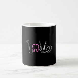 Dentist Teeth Dental LoveTooth Funny Gift Idea Coffee Mug
