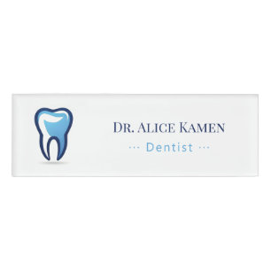 Dentist   Teeth Name Tag
