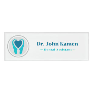 Dentist   Teeth Name Tag