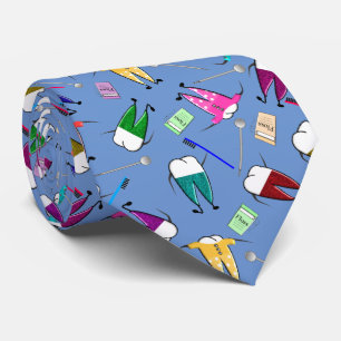 Dentist Teeth People Art Tie