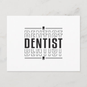 Dentist Tooth Dentistry Dental Funny Gift Idea Postcard