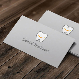 Dentist Tooth Icon Dental Hygienist Appointment Card