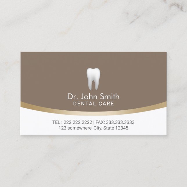 Dentist Tooth Professional Dental Care Appointment (Front)