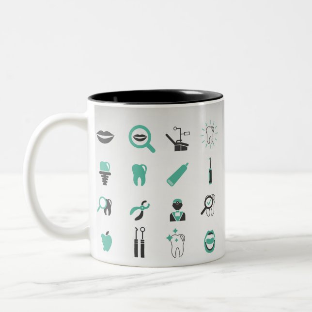 DENTIST Two-Tone COFFEE MUG (Left)