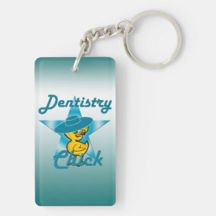 Dentistry Chick #7 Keychain