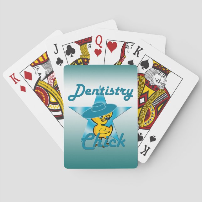 Dentistry Chick #7 Playing Cards (Back)