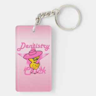 Dentistry Chick #8 Keychain