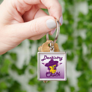 Dentistry Chick #9 Keychain