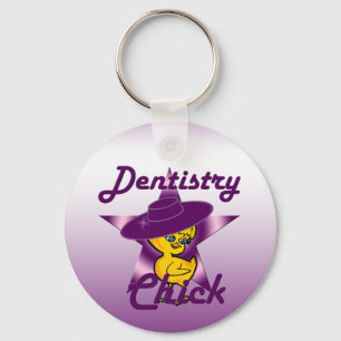 Dentistry Chick #9 Keychain