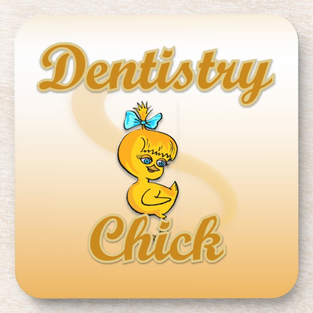 Dentistry Chick Coaster (Front)