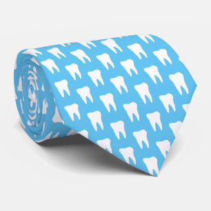 Dentistry neck tie for dentist or dental hygienist