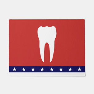 Dentistry Star Striped Doormat