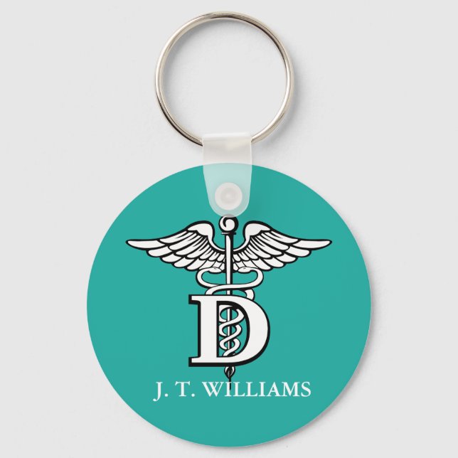 Dentistry Symbol Keychain (Front)