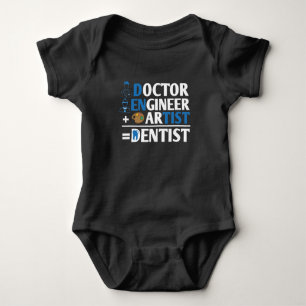 Dentistry Tooth Doctor Engineer Artist Dentist Baby Bodysuit