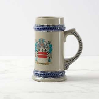 Denton Coat of Arms - Family Crest Beer Stein