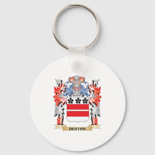 Denton Coat of Arms - Family Crest Keychain