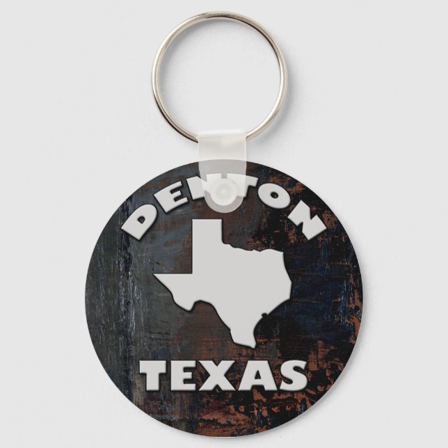 DENTON, TEXAS KEYCHAIN (Front)