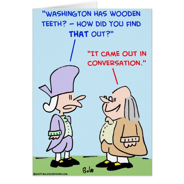 dents en bois de George Washington (Devant)