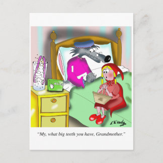 Denture Cartoon 9394 Postcard