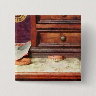 Dentures 2 Inch Square Button