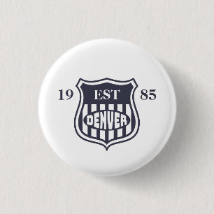 Denver 1 Inch Round Button