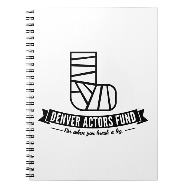 Denver Actors Fund Gifts Notebook (Front)