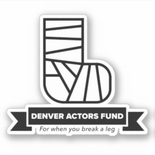 Denver Actors Fund Sticker