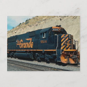 Denver and Rio Grande Western, EMD SD-50 Postcard