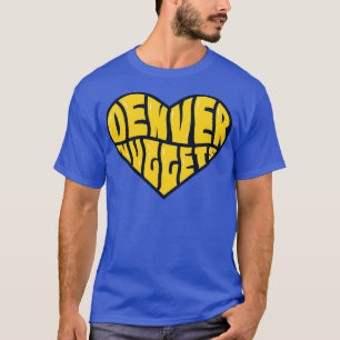 Denver basketball warp text T-Shirt