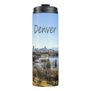 Denver City and Mountains Colorado Thermal Tumbler
