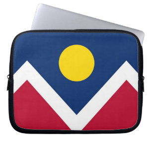 Denver City, Colorado State Flag Laptop Sleeve