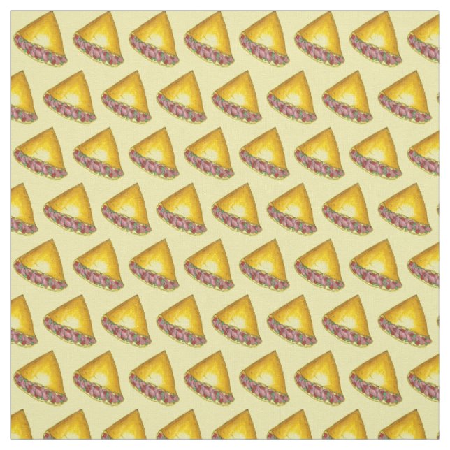 Denver CO Egg Omelette Omelette Breakfast Food Fabric (Swatch)