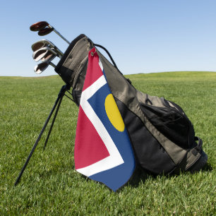 Denver (Colorado) city flag  Golf Towel