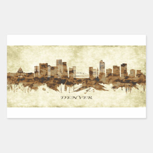Denver Colorado Cityscape Sticker