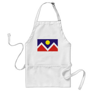Denver, Colorado Flag Standard Apron