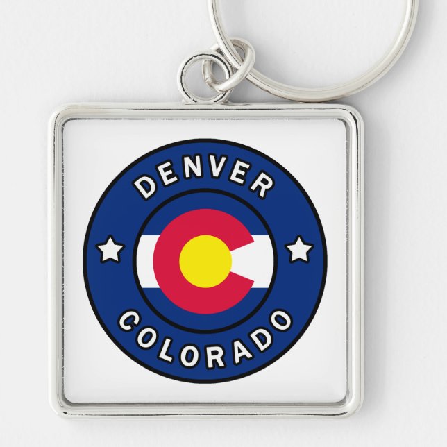 Denver Colorado Keychain (Front)