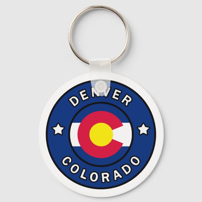 Denver Colorado Keychain (Front)