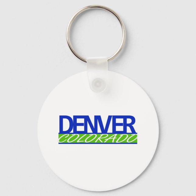 Denver Colorado Keychain (Front)