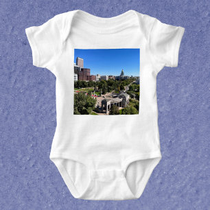 Denver Colorado Landscape Capitol Building Photo Baby Bodysuit