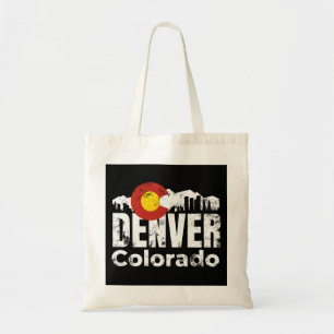Denver Colorado Mountains Tote Bag