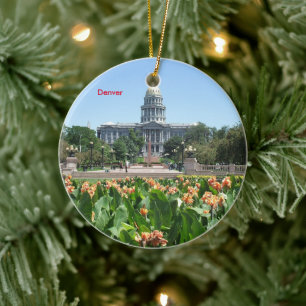 Denver Colorado Ornement de Noël Pittoresque