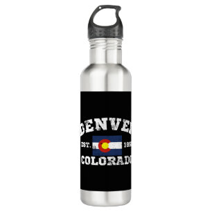 Denver Colorado Retro Vintage 710 Ml Water Bottle