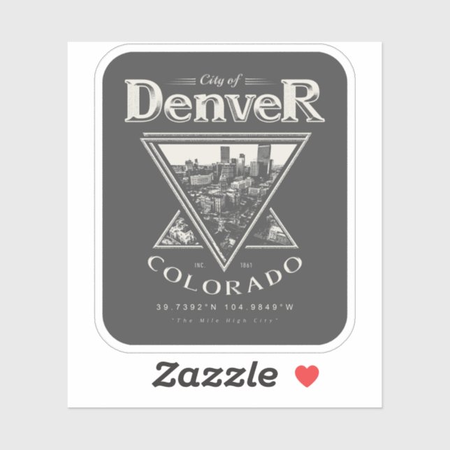 DENVER COLORADO SKYLINE  (Sheet)