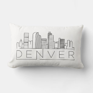 Denver, Colorado Skyline Lumbar Pillow