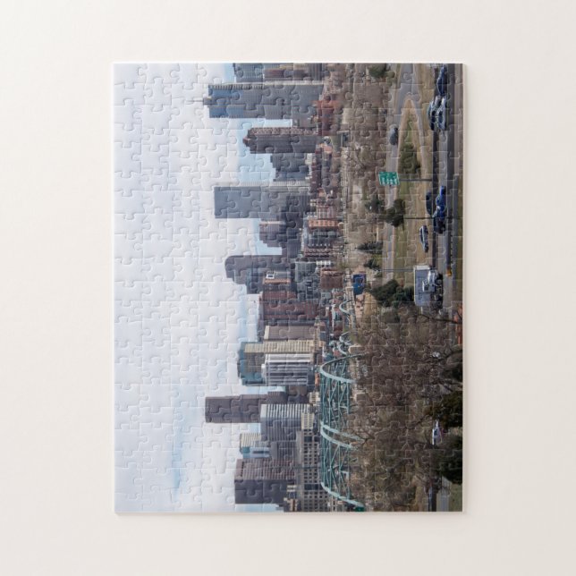 Denver, Colorado Skyline Puzzle (Vertical)